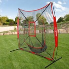 Baseball Practice Net 7x7 Strike Zone Target   Weather Resistant Batting Tee