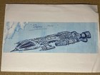 Space 1999 Eagle One Transporter Original Concept Art Sketch Production Art X1