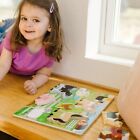 Melissa   Doug Farm Wooden Chunky Puzzle Farmyard Fun Wooden Puzzle   8 Pcs 