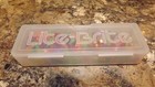 Lite Brite Replacement Lot 275 Pegs With Clear Travel Case Storage Box