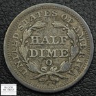 1850 O Seated Liberty Silver Half Dime H10c