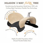 16 In Hilason Western Horse Barrel Flex Tree Trail American Leather Saddle