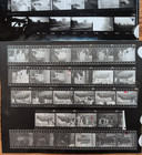 Lot 6 Vtg 1970s Contact Photo Sheets Trains Nature Easter Chorus Racquetball