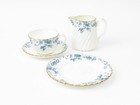 Rare  Minton Rosslyn Cabaret Set Of 8 Teacups   Saucers  Creamer    Bread Plates