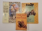 Teddy Bear Book Lot Collecting Steiff Vintage Rare 1980s 3pc Boxtb