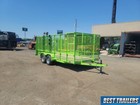 2024 Tuff Dawg 7 X 16 Landscaping Trailer High Side Deluxe Weedeater Rack Box
