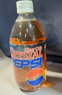 90s Clear Cola Crystal Pepsi Glass Bottle Vintage Full Sealed Unopened 16oz Nos