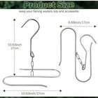 Dreyoo 2 Pack Fishing Wader Boot Hangers  Waders Hanger  Shoe Dryer Rack