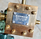 Antique Rare Worthington Center Throw Live Steam Engine  Adjustable Valve 1882