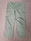 Vtg 80s Night Desert Camo Pants Trousers Overpants Shell Military Us Army Medium