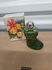 Avon Christmas Surprise Charisma Cologne 1 Fl Oz Green Boot Glass