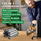 128 In 1 Precision Screwdriver Set Magnetic Repair Tool Kit Phone Laptop