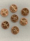 Lot Of 7 Different Zombucks Copper Rounds   Pristine    New From Tubes