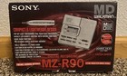 Sony Walkman Mz-r90 Vintage Digital Minidisc Recorder Incl  Box And Extras