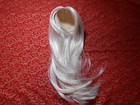 Volks Bjd Doll Wig Size 8-9 Mesh Stretchy Cap-super Long Blonde With Long Bangs
