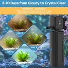 Fish Tank Filter 130gph Uv Sterilizer Timer Aeration Rainfall 1030 Gallon