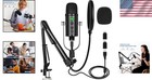 Pro Usb Condenser Microphone Kit - Stream  Record  And Capture Sound Perfectly