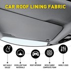 Flat Knit Headliner Material Auto Fabric Medium Gray  Car Roof Upholstery New
