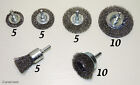 40-pc Wire Wheel Brush Set     Assortment     Air Tools  Die Grinder  Drill