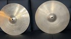 Vintage  Zildjian 15  Avedis A Hi-hat Cymbals Approx  992 G    997 G Video 