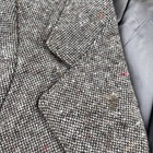 Vintage Child s 1940s Blazer Brown Tweed Wool Jacket  Satin Lined 4 5 Old