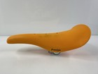 Vintage 1980   s Unbranded Bmx Freestyle Seat Saddle Yellow Italy Htf