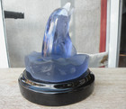 Robert Wyland Glass Dolphin Sculpture 5 3 4  Tall