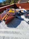 Dumas Hydroplane  Rc Boat Mohogany Complete  With Everything