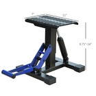 Homcom Motorcycle Lift Stand Motocross Dirt Bike Steel Adjustable Repair Rack
