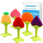 Teething Toys  5 Pack  -  Infant Teething Keys Set  Bpa-free  Natural Organic Fr