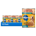  2 Pack  Pedigree Chopped Ground Dinner Chicken   Rice Wet Dog Food 13 2 Oz 12ct