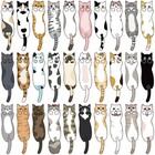 30pcs Read The Cat Bookmark Nostalgia Laptop Office Reading Luggage Graffiti Ska