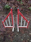Set Of 3 Dog Agility Vinyl Wing Jump- Competition Grade Akc Usdaa Fei Asca
