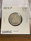 1875-p Seated Liberty Twenty Cent Piece 20c Fine very Fine  f vf 