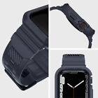Apple Watch Series 6 5 4 Se 44mm Case   Spigen Rugged Armor Pro Charcoal Gray