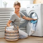 Woven Storage Baskets Straw Planter Basket Blanket Organizer Seagrass Laundry   