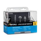 Kutzall Original Coarse Rotary Burr Set - 1 8  Shaft - 4 Piece