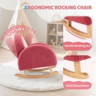 Kids Sofa  Toddler Rocking Chair  Children Gift Armchair With Solid Wooden Frame