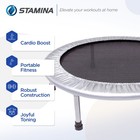 Stamina Products 36 Inch Folding Quiet   Safe Trampoline For Cardio  open Box 