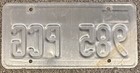 Ski Utah License Plate 2009 985 Pcg Ut Tag Used Expired 