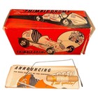 Vintage 1950s Roy Cox Thimble Drome Champion Tether Car - Yellow  25 W  Box   Pu