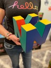 Huge N64 Cube 6 4    - 3d Printed Retro Gamer Gift  Handcrafted Gaming Figurine