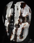 2 0  Black Zebra Agate Hand Carved Crystal Skull  Realistic  Crystal Healing