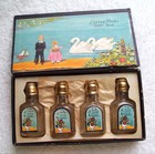 Vintage Rare 4 Miniature Empty Perfumes By Calif  Perfumes Co In Original Box