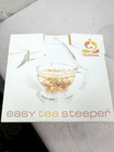 Teavana Easy Tea Steeper 18 Oz For Loose Leaf Tea Brewing 2004 Clear Logo Cup