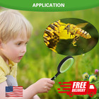 New Shatterproof Magnifying Glass 10x Large Handheld Magnifying Glass For Senior