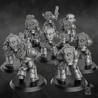 3d Printed Space Knight Pulsarum Squad By Dakkadakka Miniatures