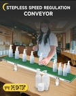 Belt Conveyor 39 Inch Conveyor Desktop Version Step-less Speed Adjustment Pvc   