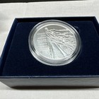 U s  Mint U s  Army Armed Forces Silver Medal 1 Troy Oz  999 W  Box Coa