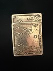Antique Match Safe  vesta Case Or Pyrog  ne  Sterling Silver  Circa 1900
